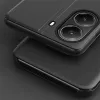 Coque à rabat Phonesta Smart Side View pour Xiaomi Poco X7 Pro - Orange 1