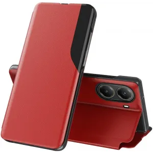 Coque à rabat Phonesta Smart Side View pour Xiaomi Poco X7 Pro - Rouge