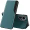 Coque à rabat Phonesta Smart Side View pour HONOR 400 - Vert