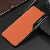 Coque à rabat Phonesta Smart Side View pour Samsung Galaxy S25 FE - Orange 1