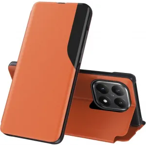 Coque à rabat Phonesta Smart Side View pour Xiaomi 15T - Orange