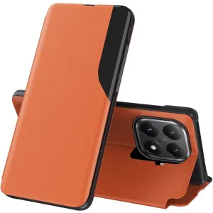 Coque à rabat Phonesta Smart Side View pour Xiaomi 15T Pro - Orange
