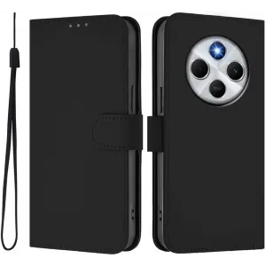 Coque portefeuille Phonesta Soft Skin pour Xiaomi Redmi 14C / Xiaomi Poco C75 - Noir