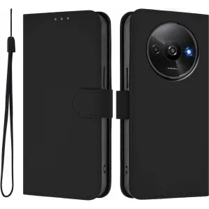 Coque portefeuille Phonesta Soft Skin pour Xiaomi Redmi A3 - Noir
