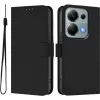 Coque portefeuille Phonesta Soft Skin pour Xiaomi Redmi Note 13 Pro - Noir