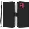 Coque portefeuille Phonesta Soft Skin pour Motorola Moto G84 - Noir