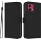 Coque portefeuille Phonesta Soft Skin pour Motorola Moto G84 - Noir