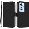 Coque portefeuille Phonesta Soft Skin pour Oppo Reno11 F 5G - Noir