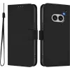 Coque portefeuille Phonesta Soft Skin pour Nothing Phone (2a) / (2a) Plus - Noir