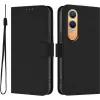 Coque portefeuille Phonesta Soft Skin pour OnePlus Nord CE 4 Lite - Noir
