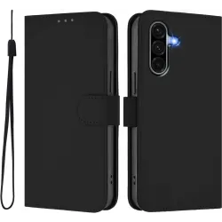 Coque portefeuille Phonesta Soft Skin pour Samsung Galaxy A56 - Noir