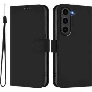 Coque portefeuille Phonesta Soft Skin pour Samsung Galaxy S23 Plus - Noir