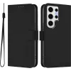 Coque portefeuille Phonesta Soft Skin pour Samsung Galaxy S24 Ultra - Noir