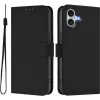 Coque portefeuille Phonesta Soft Skin pour Apple iPhone 16 Plus - Noir