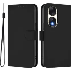 Coque portefeuille Phonesta Soft Skin pour HONOR 90 - Noir