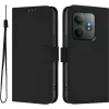 Coque portefeuille Phonesta Soft Skin pour Realme GT 6 - Noir