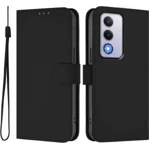 Coque portefeuille Phonesta Soft Skin pour Oppo A80 - Noir