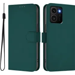 Coque portefeuille Phonesta Soft Skin pour HMD Skyline - Vert foncé