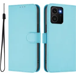 Coque portefeuille Phonesta Soft Skin pour HMD Skyline - Bleu clair