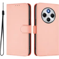 Coque portefeuille Phonesta Soft Skin pour Xiaomi Redmi 14C / Xiaomi Poco C75 - Rose tendre
