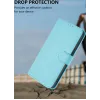 Coque portefeuille Phonesta Soft Skin pour Xiaomi Redmi 14C / Xiaomi Poco C75 - Bleu clair 6