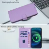 Coque portefeuille Phonesta Soft Skin pour Xiaomi Redmi 14C / Xiaomi Poco C75 - Violet clair 7