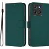 Coque portefeuille Phonesta Soft Skin pour Motorola Moto G17/G17 Power/G15/G15 Power - Vert foncé
