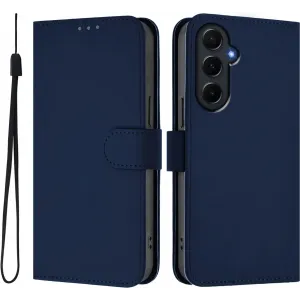 Coque portefeuille Phonesta Soft Skin pour Samsung Galaxy A55 - Bleu foncé