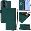 Coque portefeuille Phonesta Soft Skin pour Oppo Reno13 F 4G/5G / Reno13 FS 5G - Vert foncé 2