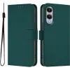 Coque portefeuille Phonesta Soft Skin pour Samsung Galaxy S25 Edge - Vert foncé
