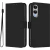 Coque portefeuille Phonesta Soft Skin pour Samsung Galaxy S25 Edge - Noir