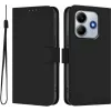 Coque portefeuille Phonesta Soft Skin pour Xiaomi Redmi Note 14 4G - Noir
