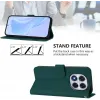 Coque portefeuille Phonesta Soft Skin pour Xiaomi Redmi Note 14 Pro 4G - Vert foncé 2