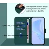 Coque portefeuille Phonesta Soft Skin pour Xiaomi Redmi Note 14 Pro 4G - Vert foncé 3