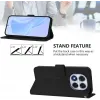 Coque portefeuille Phonesta Soft Skin pour Xiaomi Redmi Note 14 Pro 4G - Noir 2