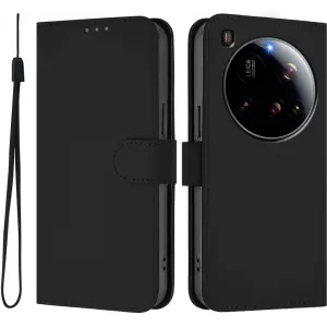 Coque portefeuille Phonesta Soft Skin pour Xiaomi 15 Ultra - Noir