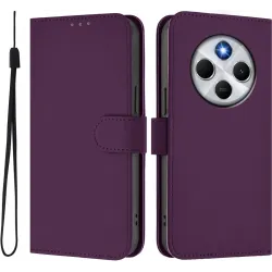 Coque portefeuille Phonesta Soft Skin pour Xiaomi Redmi 14C / Xiaomi Poco C75 - Violet foncé