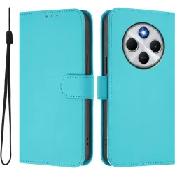 Coque portefeuille Phonesta Soft Skin pour Xiaomi Redmi 14C / Xiaomi Poco C75 - Bleu océan