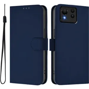 Coque portefeuille Phonesta Soft Skin pour Asus Zenfone 11 Ultra - Bleu foncé
