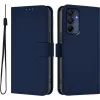 Coque portefeuille Phonesta Soft Skin pour Samsung Galaxy A16 - Bleu foncé