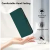 Coque portefeuille Phonesta Soft Skin pour Samsung Galaxy A16 - Vert foncé 4