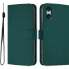 Coque portefeuille Phonesta Soft Skin pour Sony Xperia 10 VI - Vert foncé