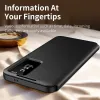 Coque portefeuille Phonesta Smart Window pour Samsung Galaxy S25 Ultra - Noir 5