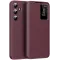 Coque portefeuille Phonesta Smart Window pour Samsung Galaxy S24 Plus - Bordeaux