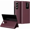 Coque portefeuille Phonesta Smart Window pour Samsung Galaxy Z Fold 6 - Bordeaux
