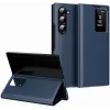 Coque portefeuille Phonesta Smart Window pour Samsung Galaxy Z Fold 6 - Bleu foncé