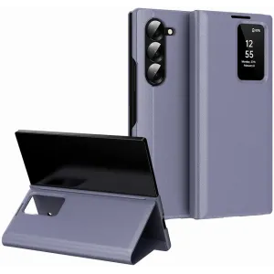 Coque portefeuille Phonesta Smart Window pour Samsung Galaxy Z Fold 6 - Violet