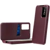 Coque portefeuille Phonesta Smart Window pour Samsung Galaxy A55 - Bordeaux 2