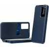Coque portefeuille Phonesta Smart Window pour Samsung Galaxy A36/A56 - Bleu foncé 2