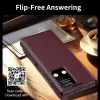 Coque portefeuille Phonesta Smart Window pour Samsung Galaxy Z Fold 7 - Bordeaux 7